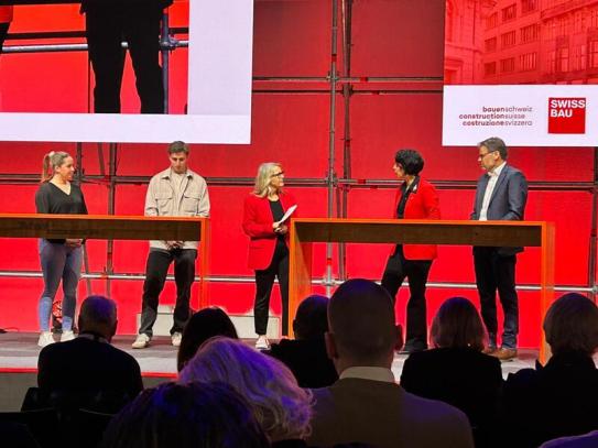 Podiumsdiskussion Eröffnung Swissbau